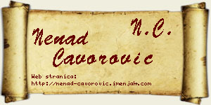 Nenad Čavorović vizit kartica